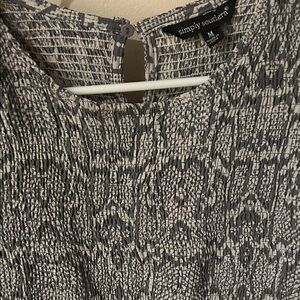 Simply Southern Gray and White Textured dress